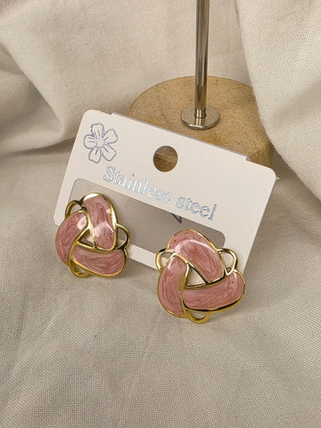 Rose Gold Earrings Combo