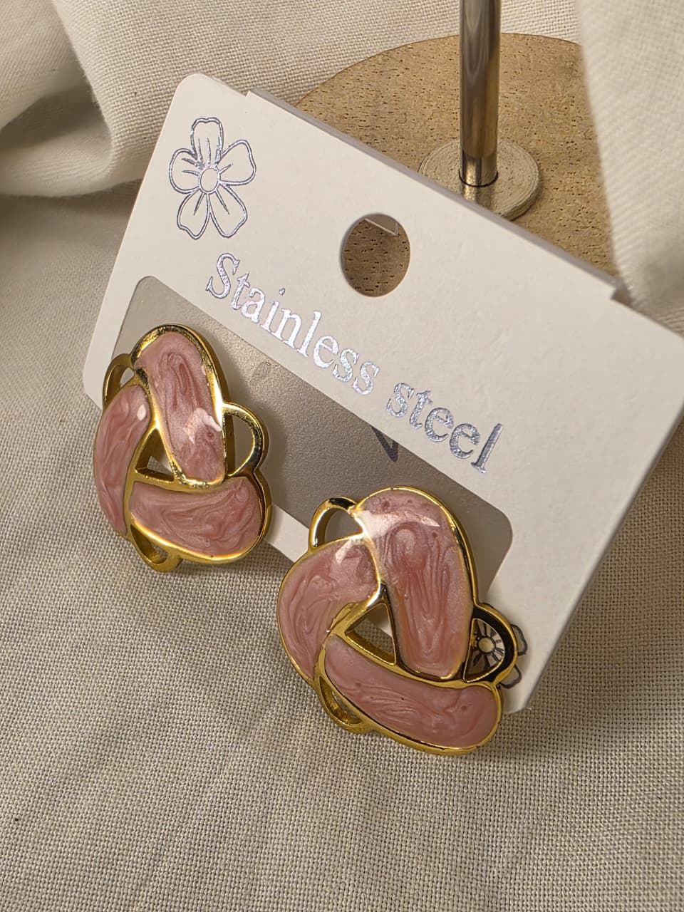 Rose Gold Earrings Combo