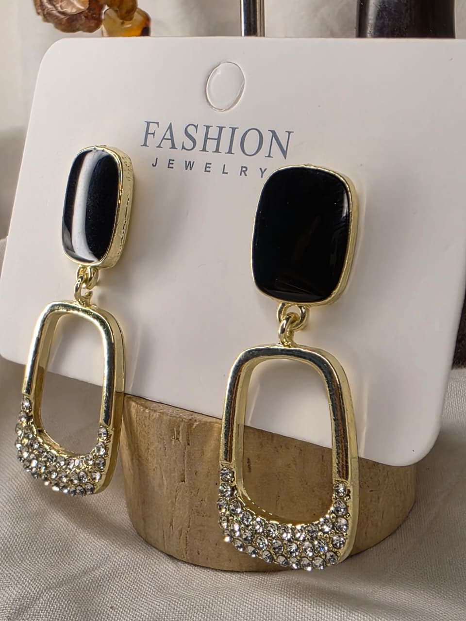 Everstylish Shimmer Of Night Drop Earrings