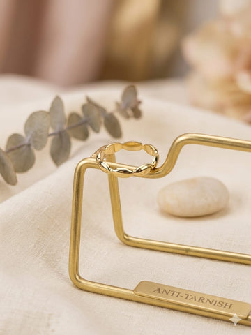 Gold-Plated Stackable Ring