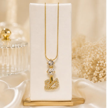 swan chain pendant.