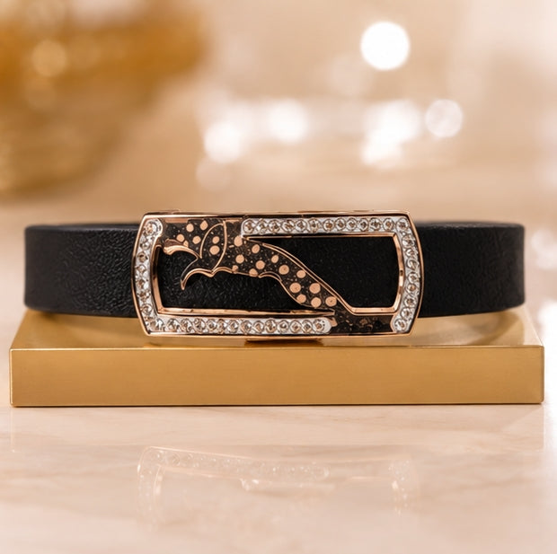 leopard leather bracelet for men's