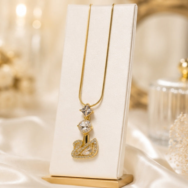 swan chain pendant.