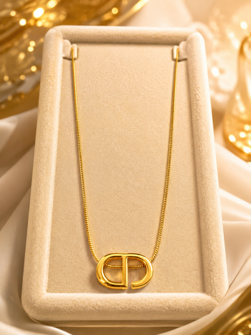 CD signature chain pendant
