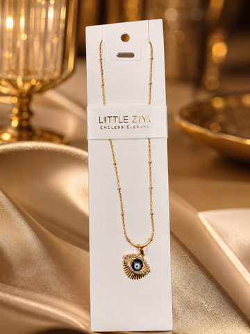 Evil eyes chain pendant